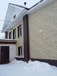 Угол наружный для фасадных панелей Stein, Янтарный