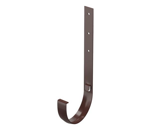 Кронштейн желоба металлический Standard, тёмно-коричневый - 1