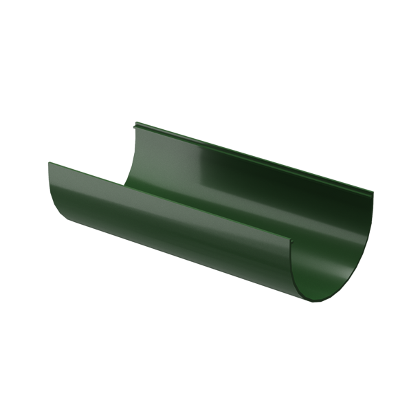 Желоб водосточный 2 м Standard, зелёный - 1